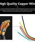 High-quality copper wiring for 2 Pack 6 Pin Throttle Body Pigtail Connector For TPS Sensor and harness plug.