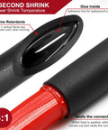 Close-up of Red Heat Shrink Tubing Kit 300 Pieces With 1.77 Inch Lengths In Seven Sizes 3 To 1 Shrink Ratio Marine Grade Waterproof