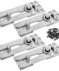 Heavy Duty Steel Sofa Connectors Pair Up With Alligator Clamps To Stabilize Sectional Couches Featuring Robust Interlocking Brackets and screws.