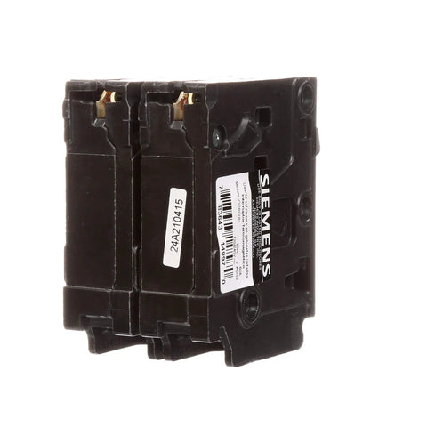 60 Amp Double Pole 240V HQP Circuit Breaker With 65kA Interrupting Rating For Overload And Short Circuit Protection Plug In Type HQP Compatible With PL And ES Series Load Centers A Real Workhorse For Home And Workshop Panels in black casing