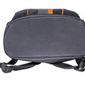 Beefy Heavy Duty Tool Backpack For Tradesmen With 35 Pockets Pro Organizer For Hand Tools, view of bottom with straps, 1680D weave