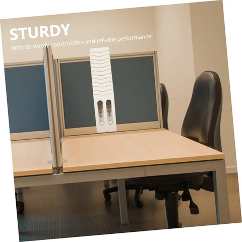 Heavy Duty Wall Mount Card Holder For Garage Shop Warehouse Factory Slick Plastic Label Tag Rack mounted on office divider
