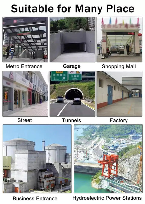 Heavy Duty Aluminum Flood Barriers For Front Doors And Driveways Tough As Nails Reusable Outdoor Weather Shield at metro, garage, shopping mall.