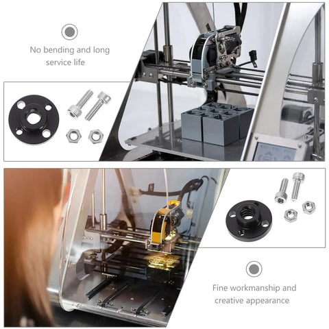 2 Pack T8 Lead Screw POM Nut For 3D Printers And Machine Tool Rails, Pro Grade POM Plastic Nut With Easy Install, Low Maintenance, Durable Smooth Travel For Stepper Motors And Linear Motion Systems on 3D printer lead screw