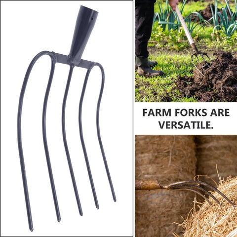 Multi Function Prong Manure And Grass Fork For Farm Use With Iron Construction
