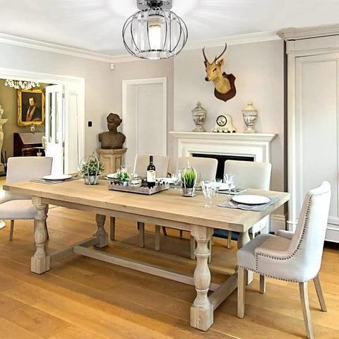 Dining room with Modern Semi Flush Mount Ceiling Light Fixture With Crystal Chandelier Effect Chrome Small Ceiling Lamp