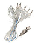 Fencing Body Wire For Saber Foil Epee, Stainless Steel Core Body Cord With Transparent Head, coiled wire with clear connectors