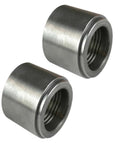Straight Up Heavy Duty 304 Stainless Steel 1/8 Inch NPT Weld On Bung With Female Nut Threaded Insert Hella Tough Auto Plumbing Fittings For Fuel Oil And Coolant Includes Two, detailed view of two bungs.