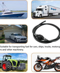 5/16 Inch Universal Fuel Line Kit With Primer Bulb And Steel Clamps, 6 Ft Long 8mm ID Hose for various vehicles and machinery