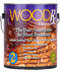 Real Deal Heavy Hitter Water Based Wood Stain And Sealer With Fade Blocking UV Shield For Exterior Decks And Docks semi transparent 1 gallon can.