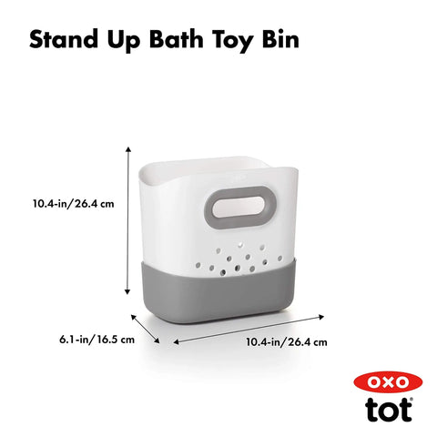 Freestanding Ventilated Bath Toy Storage Caddy Quick Dry Organizer Keeps Kiddo Gear Fresh Without Gunk Holds Big Tub Capacity Heavy Duty Nursery Bin For Bathroom Essentials Daily