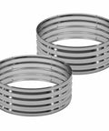 Two Pack 2x2x1 Foot Galvanized Raised Garden Bed Planter Set For Backyard Veggies And Flowers Durable Rust Resistant Frame Easy Assembly Long Lasting Outdoor Garden Kit