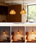 Rechargeable Cordless Outdoor Chandelier 2 Pack Colorful Hanging Pendant Lights With Remote No Wiring For Yard Gazebo Super Slick Night Vibes Easy Install Lowkey Awesome Setup with adjustable brightness levels.