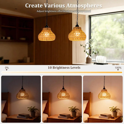 Rechargeable Cordless Outdoor Chandelier 2 Pack Colorful Hanging Pendant Lights With Remote No Wiring For Yard Gazebo Super Slick Night Vibes Easy Install Lowkey Awesome Setup with adjustable brightness levels.