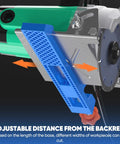 Adjustable Guide Rail For Cut Like Butter Performance Heavy Duty Anti Slip Milling Track locks down for precise cuts on various widths.