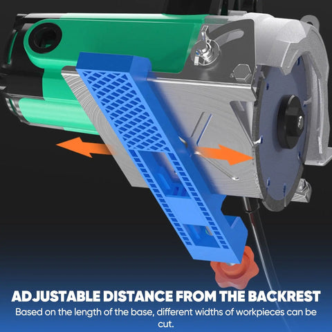 Adjustable Guide Rail For Cut Like Butter Performance Heavy Duty Anti Slip Milling Track locks down for precise cuts on various widths.
