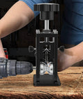 Heavy Duty Automatic Wire Stripping Machine For Waste Cables with manual crank and drill for efficient wire stripping.