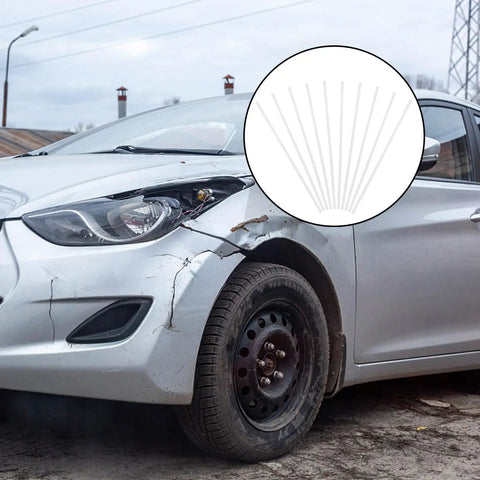 Top Notch Pp Plastic Welding Rods White 20Cm Length Perfect For Easy Car Bumper Fixes No Experience Needed durable rods near damaged car bumper