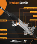 Hydraulic Power Steering Rack And Pinion For Chevrolet Silverado 1500 And GMC Sierra 1500 1999 2006 Replacement OE details