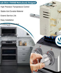 Dual Infinite Switch Replacement For Range Oven Surface Element Control Easy Install No Fuss Heat Regulation