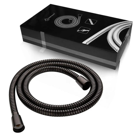 69 Inch Extra Long Stainless Steel Shower Hose with Brass Insert, Ultra Flexible Handheld Shower Replacement, Oil Rubbed Bronze Finish