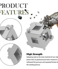Rear Brake Caliper Piston Tool With Three Eighths Square Drive, Six Sides Caliper Compression Tool For Disc Brakes, Steel design