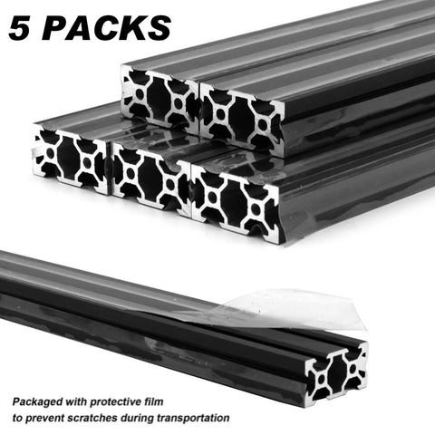 Five Pack 2040 V Slot Aluminum Extrusion European Standard 1220mm Length Anodized Aluminum Profile for CNC DIY 3D Printer