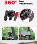 Hella Strong Magnetic Golf Cart Phone Holder And Tractor Mount Featuring Badass Neodymium Magnets for 360° adjustment and stability.