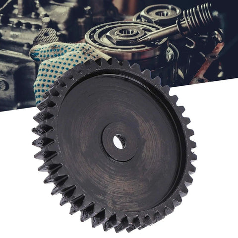 40 Tooth High Strength Steel Sprocket For Roller Chain Gear Transmission With Precise Mod 0.8 industrial part in close-up.