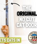 Adjustable Child Proof Door Lock And Cat Door Stopper With Quick Snap Strap Latch To Baby Proof Any Room and keep toddlers outta cat zones, cat entering door.