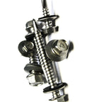 1000-Piece Stainless Steel TEK Sheet Metal Screws With Neoprene Sealing Washer, 12x3/4 Inch, assorted screws displayed