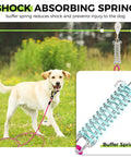 Dog on Beefy Heavy Duty Dog Runner With 150Ft Tie Out Cable And Dual 10Ft Lines For Large Dogs Up To 250lbs Aerial Zip Line