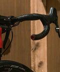 Close-up of road bike handlebar with Aluminum Bike Bar End Plugs Set for Mountain and Road Bikes 2 Pack Durable 6061 T6 Alloy Caps.