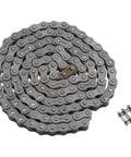Beefy Heavy Duty Roller Chain For Motorcycles And Bikes One Half Inch Pitch Five Feet Long Carbon Steel Industrial Drive Chain With 120 Links