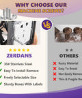 Comparison of 20 Pack 6-32 x 1 Inch Phillips Pan Head Stainless Steel Machine Screws 304 vs rusty alternatives for durability.
