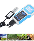 5 In 1 Soil Meter With Temperature Moisture EC Conductivity And NPK Tester LCD Display Gardening Tool Kit for Garden Lawn Farm
