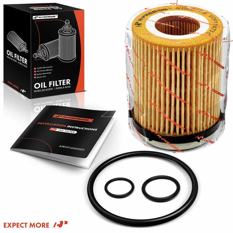 10K Miles Protection Oil Filter For Mercedes Benz C300 C350e E300 E350 GLA250 GLB250 GLC300 GLC350e GLE350 with packaging and instructions