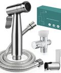 Handheld Bidet Sprayer For Toilet With Premium SUS304 Stainless Steel Attachment Set And Leak Free Design Anti Leak Hose