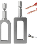 Heavy Duty Electric Wire Twisting Tool With 1/4 Inch Hex Shank alloy steel wire twisting bits for efficient rebar and fencing use.