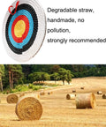 Handmade Straw Archery Target For Recurve Bow Or Longbow 20 Inch Backyard Practice A Go To Target For Kids Teens And Adults Eco Friendly