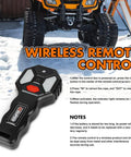 Wireless remote for 3000 Lb Electric Winch For ATV UTV Boat Trailer With Synthetic Rope 12V DC Off Road Towing Winch