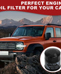 12 Pack Oil Filter Kit With Drain Plug Washers For Toyota Vehicles, SUV in background, filter close-up, text overlay
