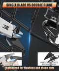 Comparison of Ultra Thin Model Nippers for Gundam and Resin Kits With 0.01mm Flush Blade showing single vs double blade.