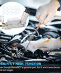 Mechanic installing Dodge Aluminum Engine Oil Filter Housing And Oil Cooler Kit For 3.6L Pentastar V6 Cars 2011 To 2023