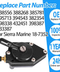 Outboard Fuel Pump For Boat Motors 25 35 50 65 70 75 85 88 90 100 105 115 125 135 140 HP Replaces OE 438556 18-7352 image