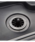 Drain section of Heavy Duty Portable Parts Washer, compact design for efficient cleaning of tools and engine parts.