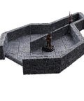 Warlock Tiles Expansion Dungeon Tile III Angles for Tabletop RPGs and Dungeons and Dragons with diagonal stone walls