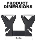 Seat Back Gun Rack For Truck And SUV Vertical Rifle And Shotgun Holder dimensions 5.7in x 9.45in
