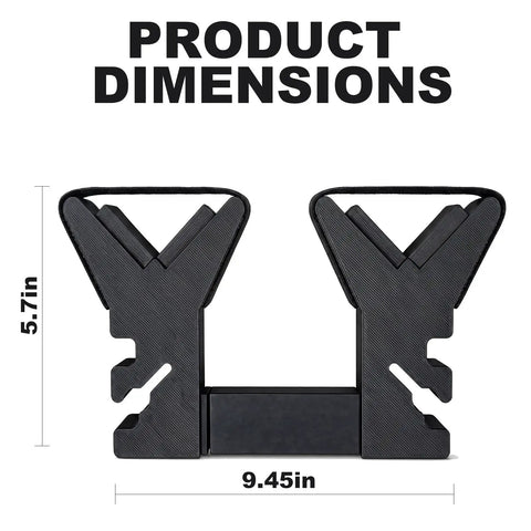 Seat Back Gun Rack For Truck And SUV Vertical Rifle And Shotgun Holder dimensions 5.7in x 9.45in