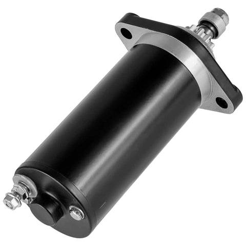 Beefed-Up Starter Motor For Mercury Outboard 8HP And 9.9HP 2005 To 2011, Fits Yamaha and Tohatsu, durable black cylindrical unit